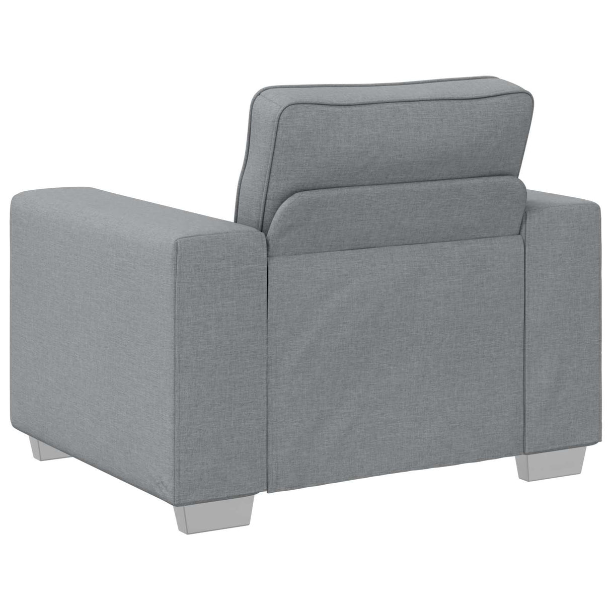 vidaXL Bank 3 pcs Lichtgrijs 219 x 80 x 82 cm Linnenmix Stoffen