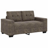 vidaXL | Bank | 2 pcs Donkergrijs 221 x 78 x 80 cm Kunstleer