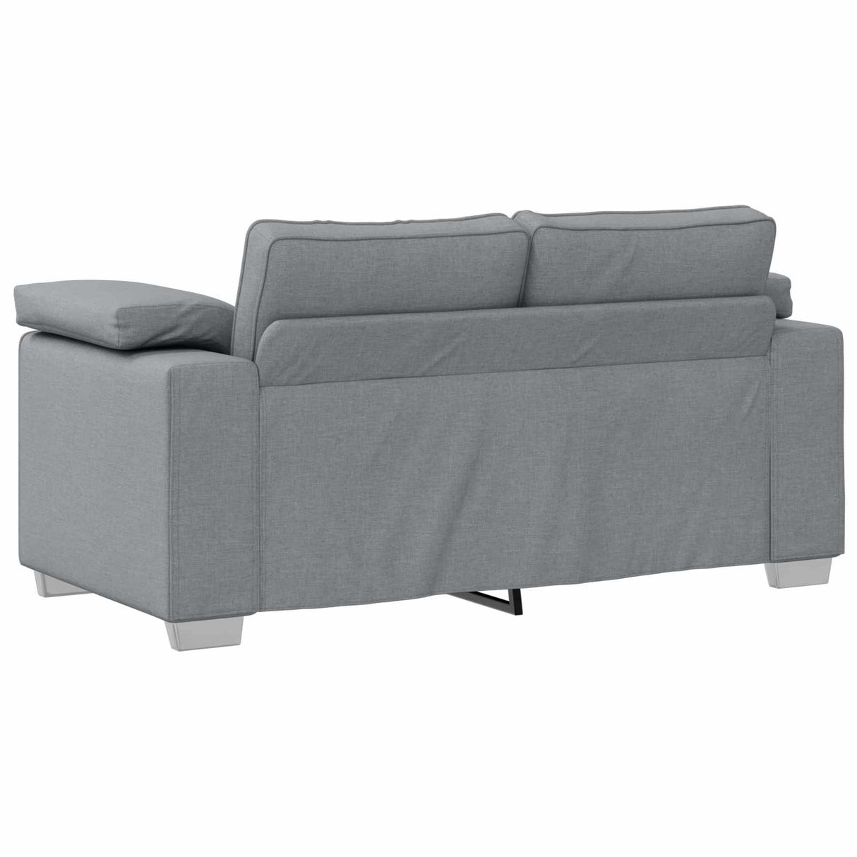 vidaXL Bank 2 pcs Lichtgrijs 219 x 80 x 82 cm Stof