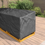 vidaXL Meubelbescherming Zwart 220 x 220 x 80 cm 210D Oxford stof