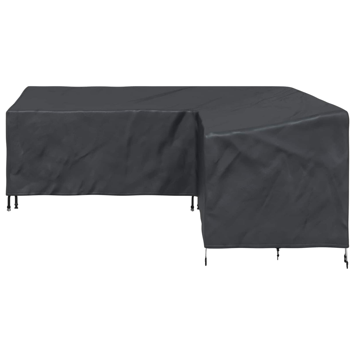 vidaXL Meubelbescherming Zwart 220 x 220 x 80 cm 210D Oxford stof