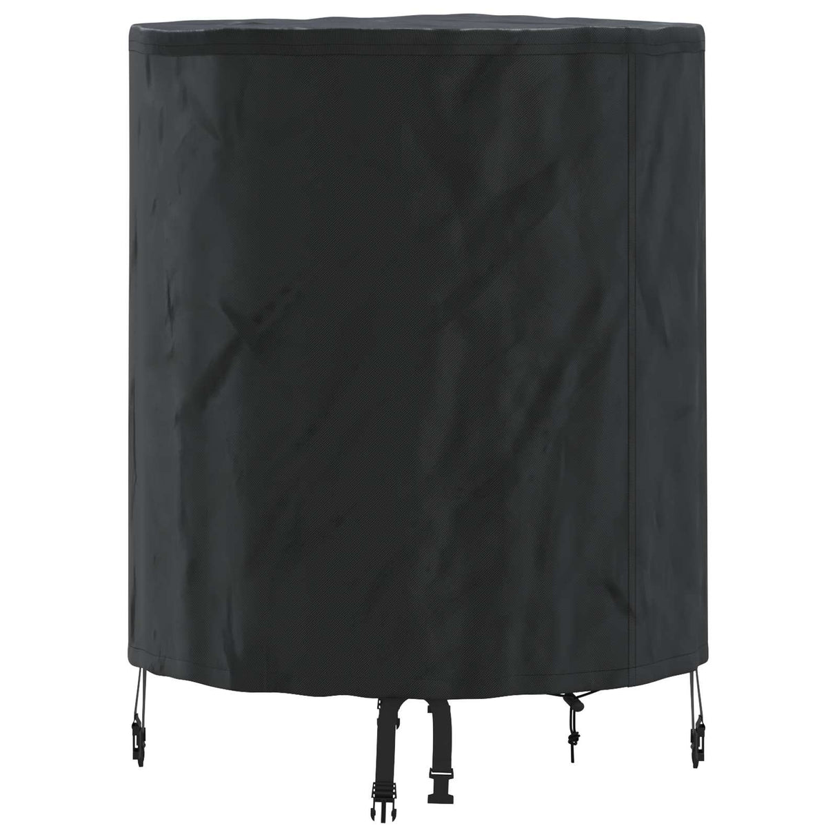 vidaXL Table de terrasse Effen Noir 62 x 62 x 70 cm Bois