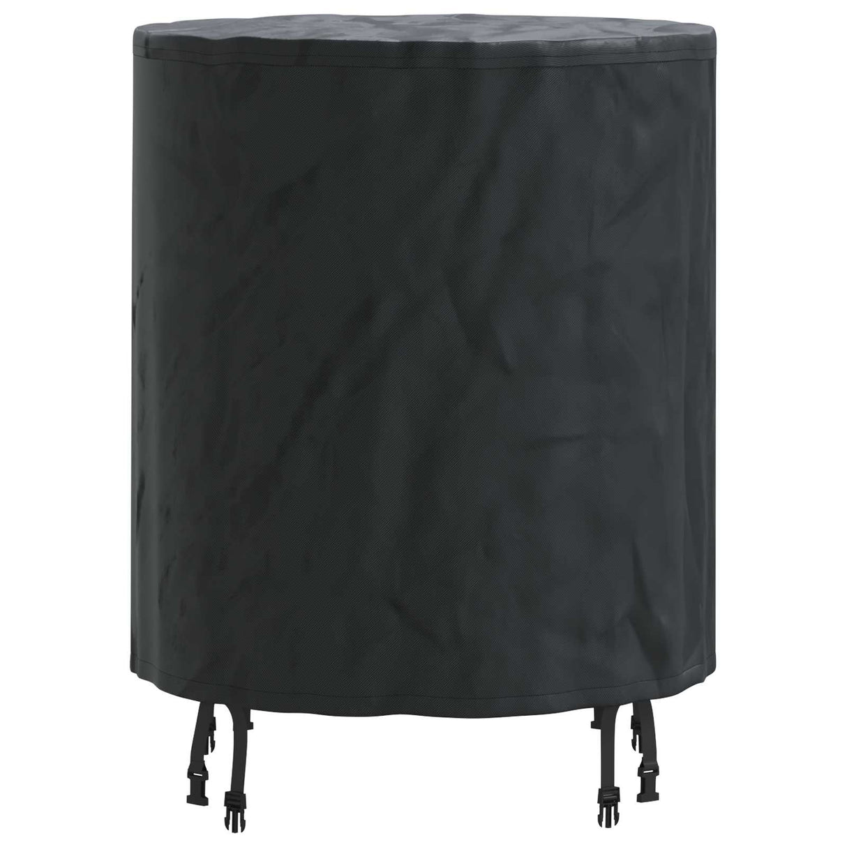 vidaXL Table de terrasse Effen Noir 62 x 62 x 70 cm Bois