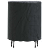 vidaXL Table de terrasse Effen Noir 62 x 62 x 70 cm Bois