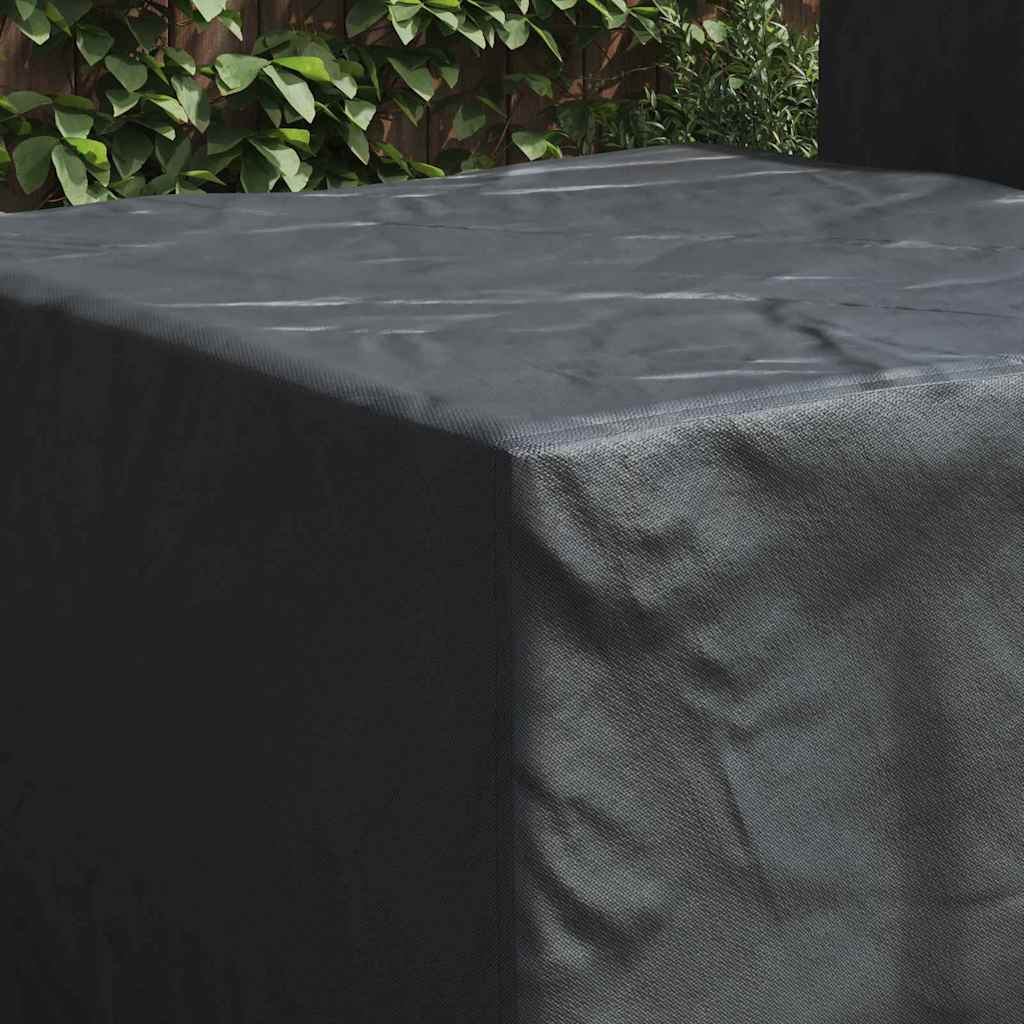 vidaXL Furniture Cover Solid Black 60 x 60 x 45 cm Fabric