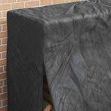 vidaXL Afdekhoes voor haardhoutrek Effen Zwart 61 x 122 x 106 cm Stof