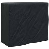 vidaXL Afdekhoes voor haardhoutrek Effen Zwart 61 x 122 x 106 cm Stof