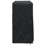 vidaXL Afdekhoes voor haardhoutrek Effen Zwart 61 x 122 x 106 cm Stof