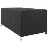 vidaXL Chaises longues Houes Effen Noir 205 x 100 x 70 cm Stof