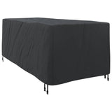 vidaXL Chaises longues Houes Effen Noir 205 x 100 x 70 cm Stof