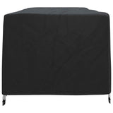 vidaXL Chaises longues Houes Effen Noir 205 x 100 x 70 cm Stof