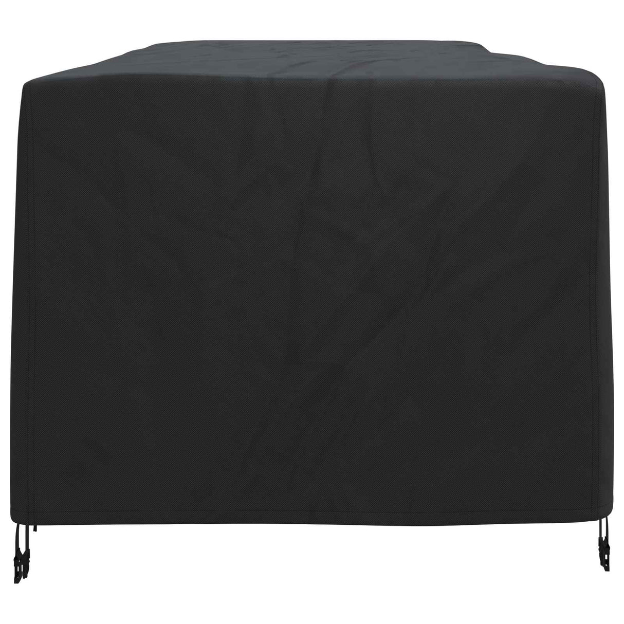 vidaXL Chaises longues Houes Effen Noir 205 x 100 x 70 cm Stof