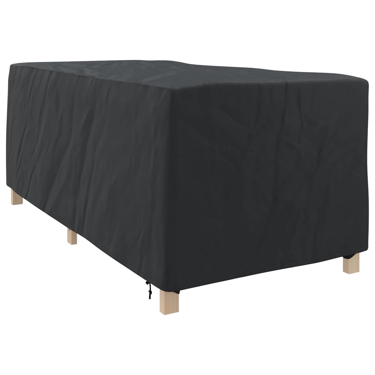 vidaXL Chaises longues Houes Effen Noir 205 x 100 x 70 cm Stof