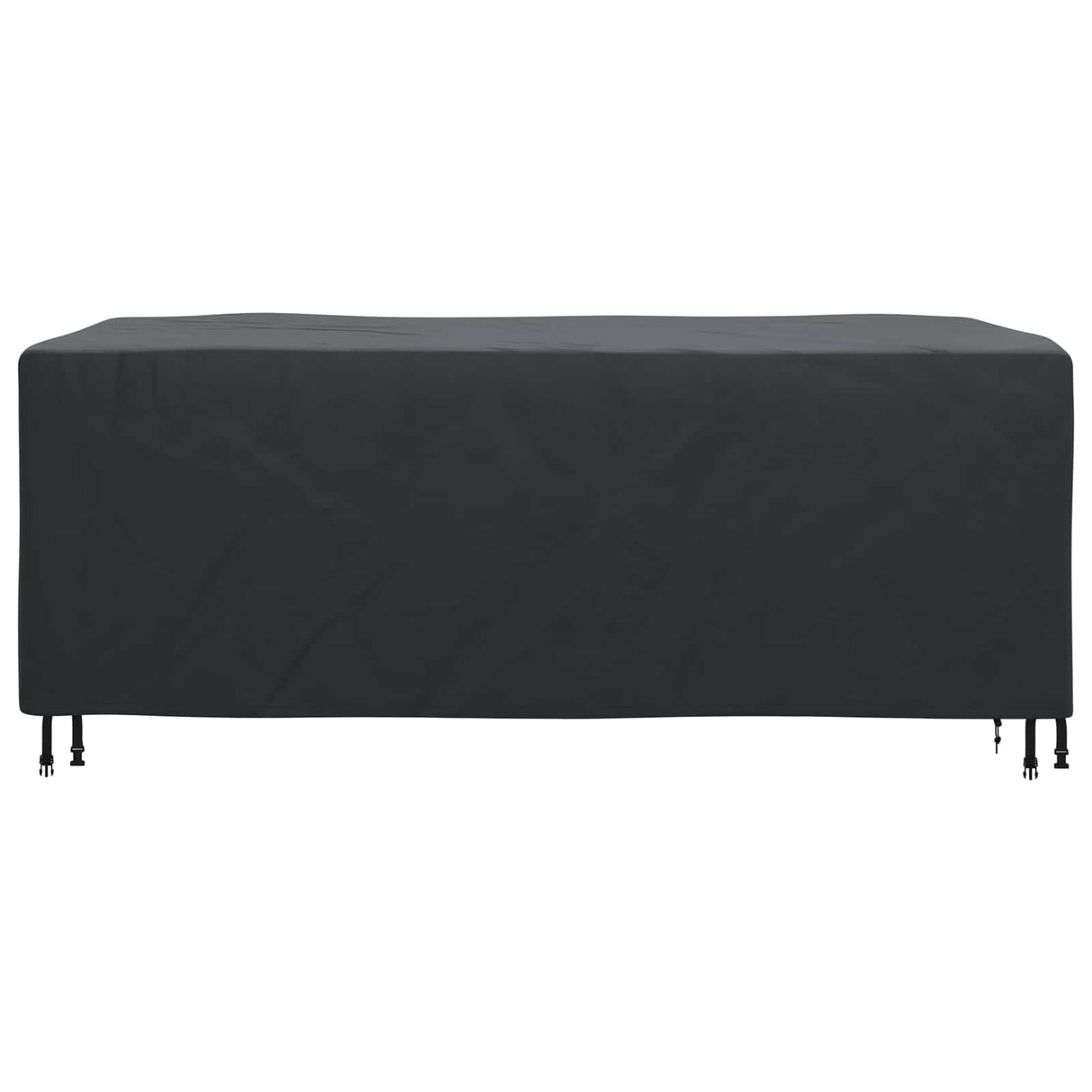 vidaXL Chaises longues Houes Effen Noir 205 x 100 x 70 cm Stof