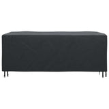 vidaXL Chaises longues Houes Effen Noir 205 x 100 x 70 cm Stof