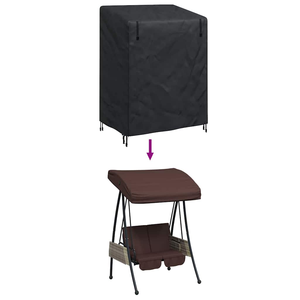 vidaXL Hoes voor buitenschommel 120 x 90 x 155 cm 210D Oxford stof