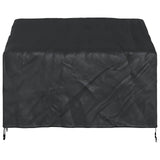 vidaXL Banc de jardin noir 134 x 70 x 65 / 94 cm 210D Oxford Stof
