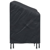 vidaXL Banc de jardin noir 134 x 70 x 65 / 94 cm 210D Oxford Stof