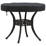 vidaXL Houes Tuintafel Noir 62 x 62 x 10 cm 210D Oxford
