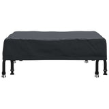 vidaXL Tafel Dekking Effen Zwart 62 x 62 x 15 cm Stof
