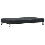 vidaXL Tafel Dekking Effen Zwart 122 x 72 x 15 cm Stof
