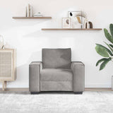 vidaXL Fauteuil 100x78x84 cm fluweel lichtgrijs