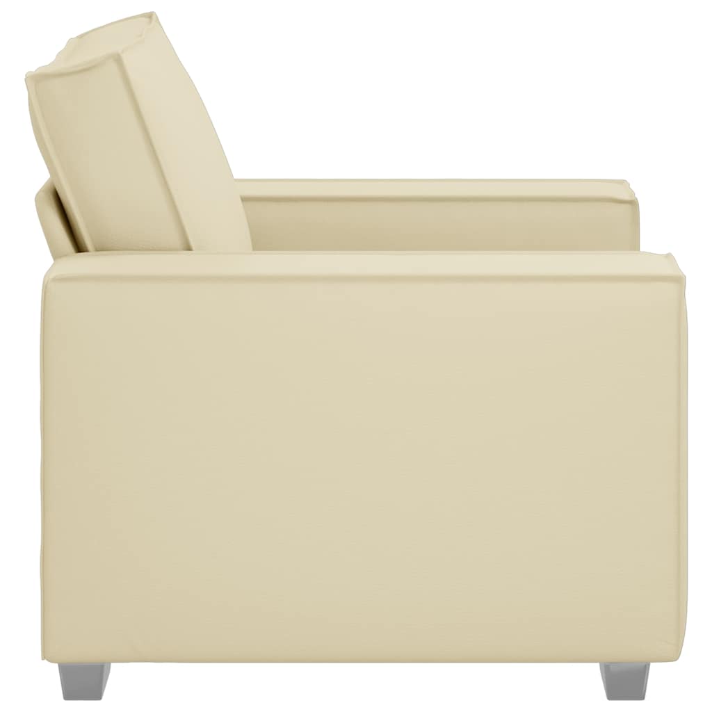 vidaXL Bank Crème 99 x 80 x 84 cm Stof