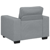 vidaXL Fauteuil 100x77x82 cm stof lichtgrijs