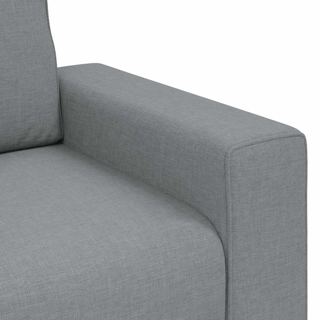 vidaXL Fauteuil 100x77x82 cm stof lichtgrijs