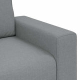 vidaXL Fauteuil 100x77x82 cm stof lichtgrijs