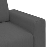 vidaXL Fauteuil 100x77x82 cm corduroy stof donkergrijs