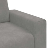 vidaXL Fauteuil 100x77x82 cm fluweel lichtgrijs