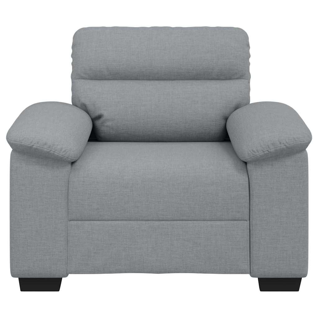 vidaXL Armchair 100x81x84 cm fabric light grey