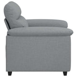 vidaXL Armchair 100x81x84 cm fabric light grey