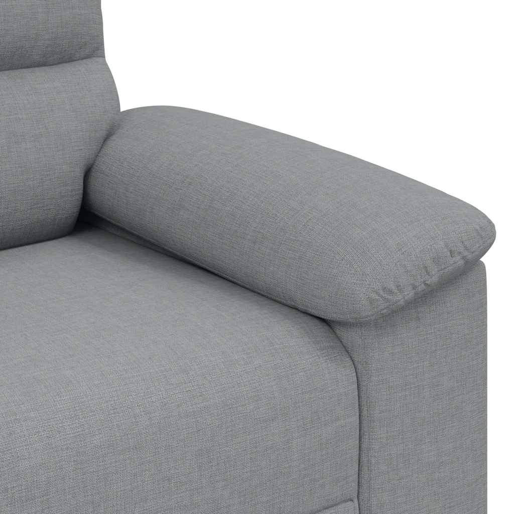vidaXL Armchair 100x81x84 cm fabric light grey