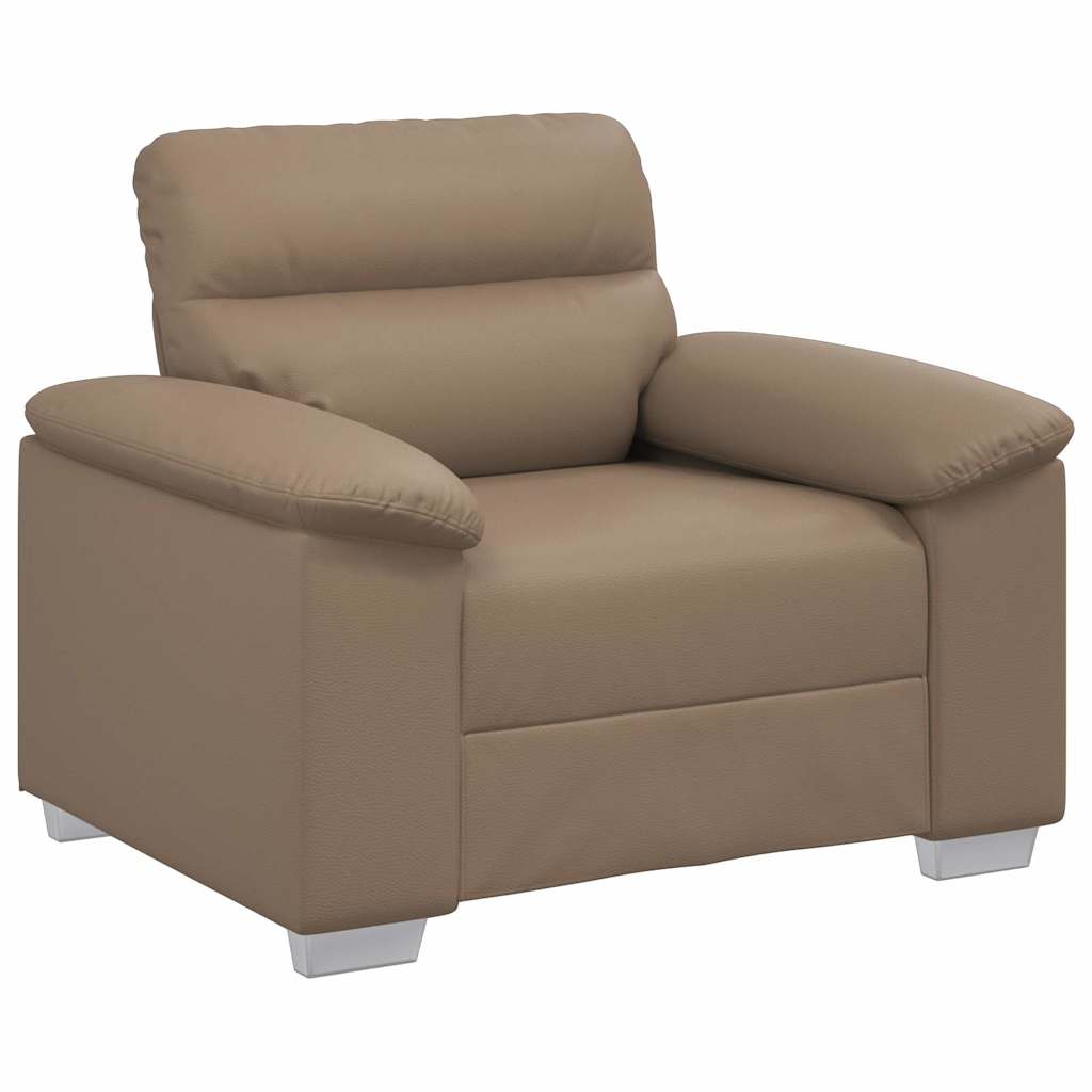 vidaXL Fauteuil Cappuccino 100x81x84 cm kunstleer