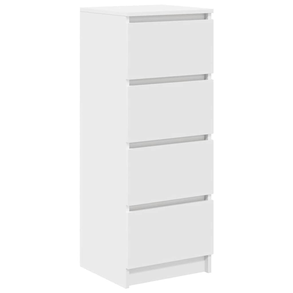 vidaXL Sideboard 37.5x35x99 cm chipboard white