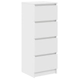 vidaXL Sideboard 37.5x35x99 cm chipboard white