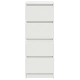vidaXL Sideboard 37.5x35x99 cm chipboard white
