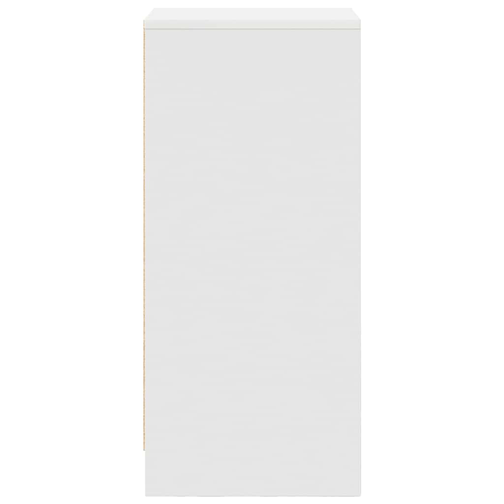 vidaXL Sideboard 37.5x35x99 cm chipboard white