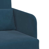vidaXL Slaapbank Blauw 65 x 80 x 83 cm Fluweel