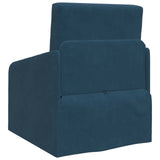 vidaXL Slaapbank Blauw 65 x 80 x 83 cm Fluweel