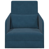 vidaXL Slaapbank Blauw 65 x 80 x 83 cm Fluweel