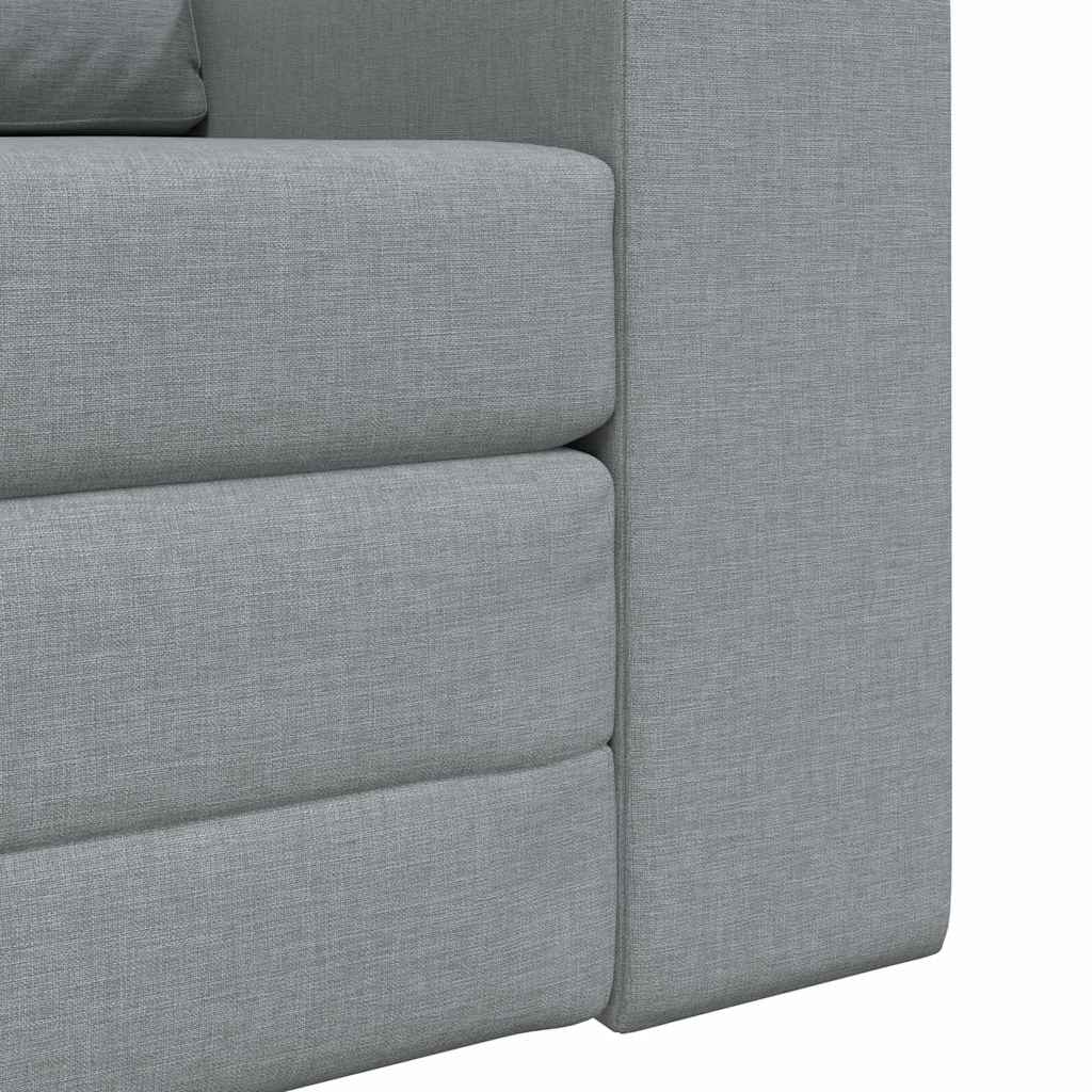 vidaXL Slaapbank Lichtgrijs 98 x 71 x 83 cm Stof