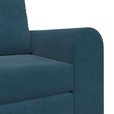 vidaXL Sofa Bed Blue 98 x 71 x 83 cm Velvet