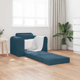 vidaXL Sofa Bed Blue 98 x 71 x 83 cm Velvet