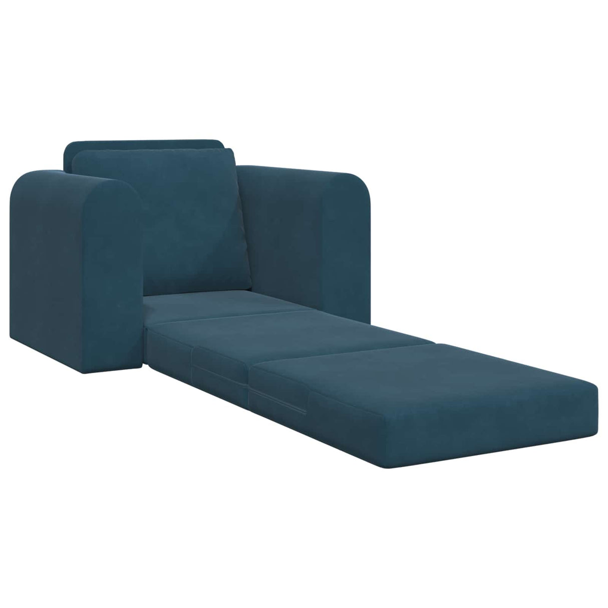 vidaXL Sofa Bed Blue 98 x 71 x 83 cm Velvet