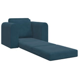 vidaXL Sofa Bed Blue 98 x 71 x 83 cm Velvet