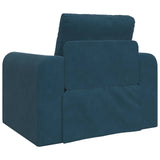 vidaXL Sofa Bed Blue 98 x 71 x 83 cm Velvet