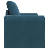 vidaXL Sofa Bed Blue 98 x 71 x 83 cm Velvet